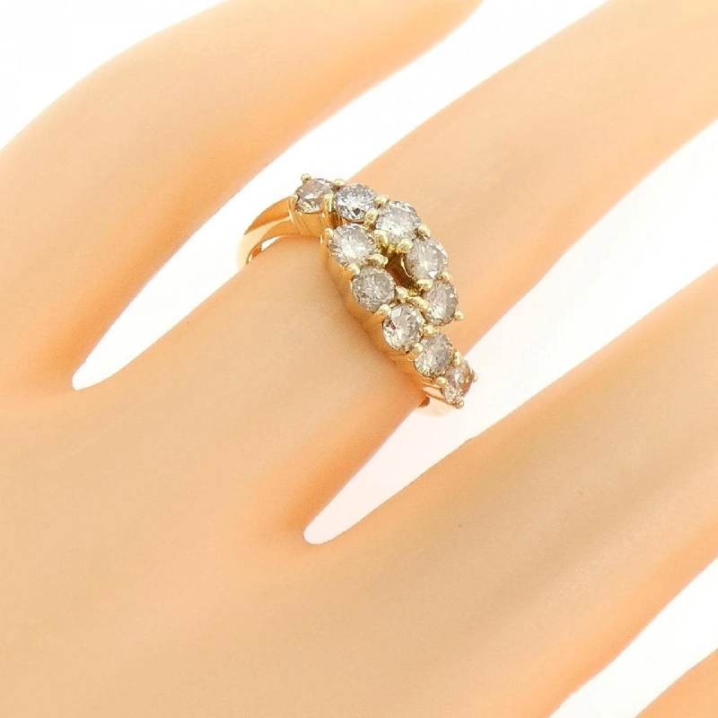 Nhẫn kim cương K18YG 1.00CT 665998