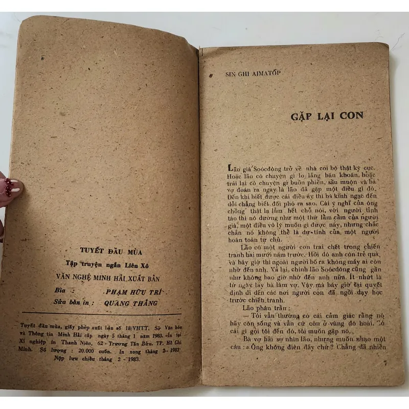 Truyện ngắn Liên Xô: TUYẾT ĐẦU MÙA 713017