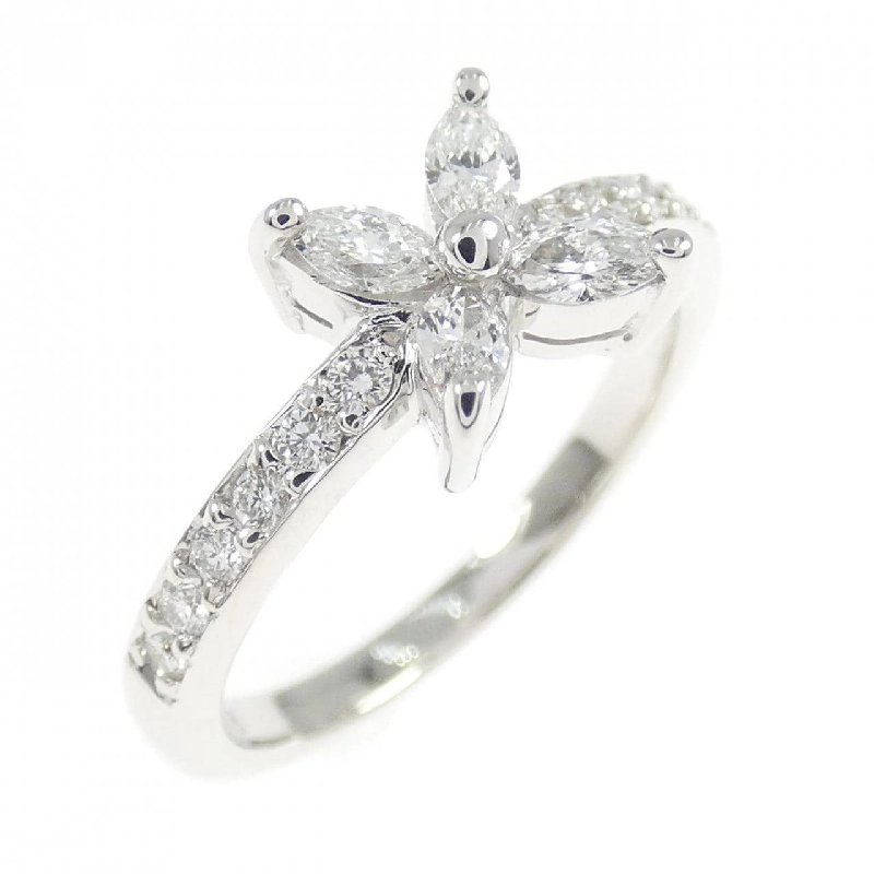 Nhẫn kim cương hoa K18WG - Hàng hiệu Authentic 849121