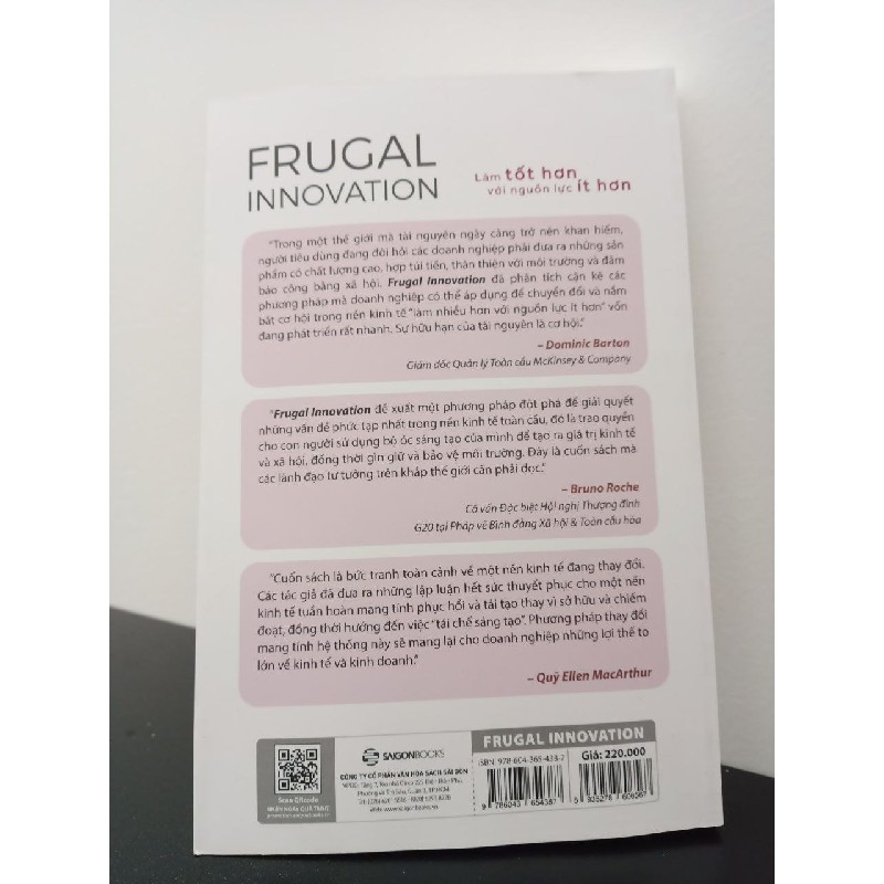 Frugal Innovation - Làm tốt hơn với nguồn lực ít hơn Jaideep Prabhu, Navi Radjou New 95% HCM.ASB2302 Oreka-Blogmeo 65907