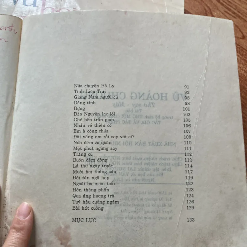 Vũ Hoàng Chương thơ say mây 936665