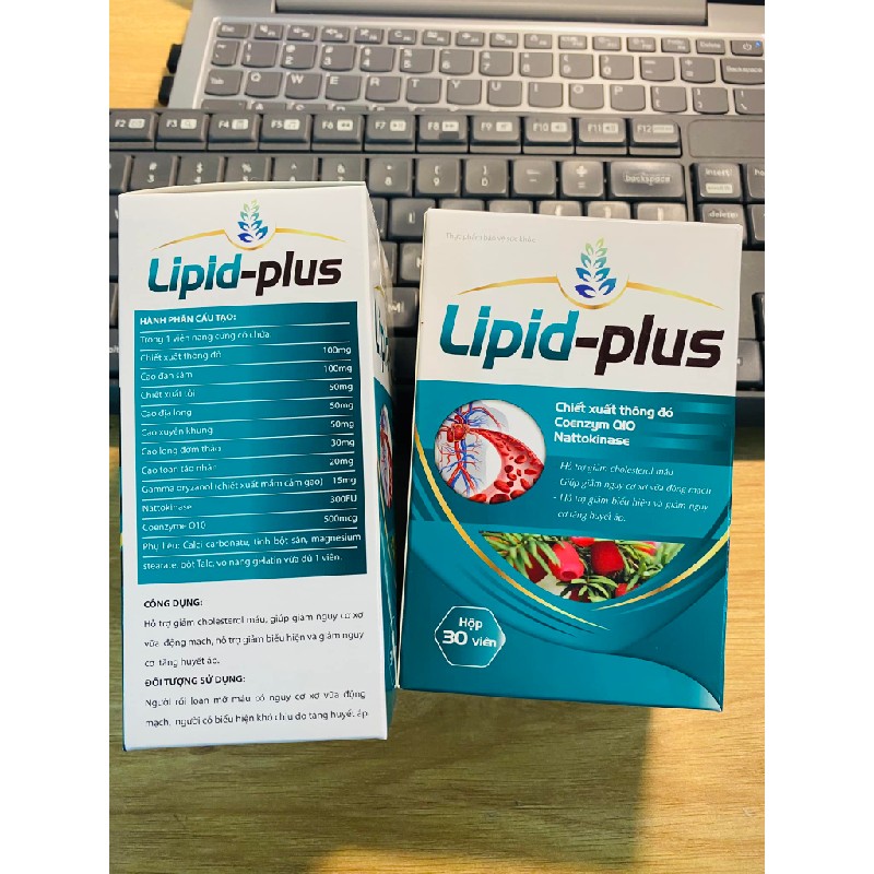 Lipid Plus - Giải pháp an toàn cho người máu nhiễm mỡ, tiểu đường, huyết áp cao - 30 viên 17641