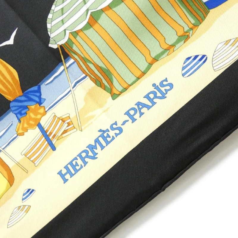 Khăn quàng HERMES CHARMES DES PLAGES NORMANDES - Hàng hiệu Chính hãng 807284