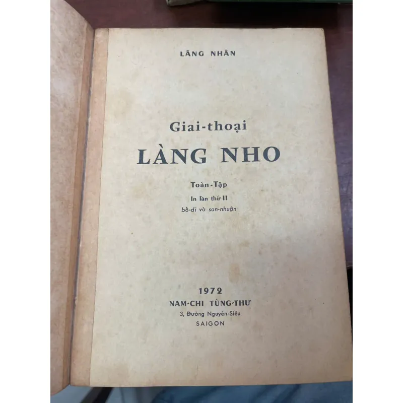 GIAI THOẠI LÀNG NHO - LÃNG NHÂN 591110