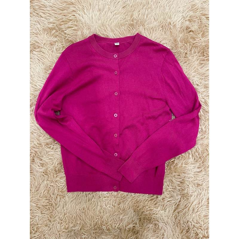 Áo Cardigan Uniqlo Chống Tia UV Cổ Tròn 536568