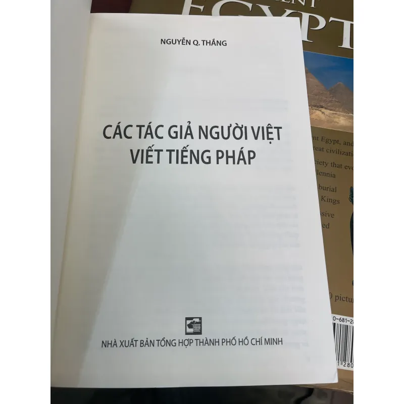 CÁC TÁC GIẢ NGƯỜI VIỆT VIẾT TIẾNG PHÁP - NGUYỄN Q. THẮNG  1021598