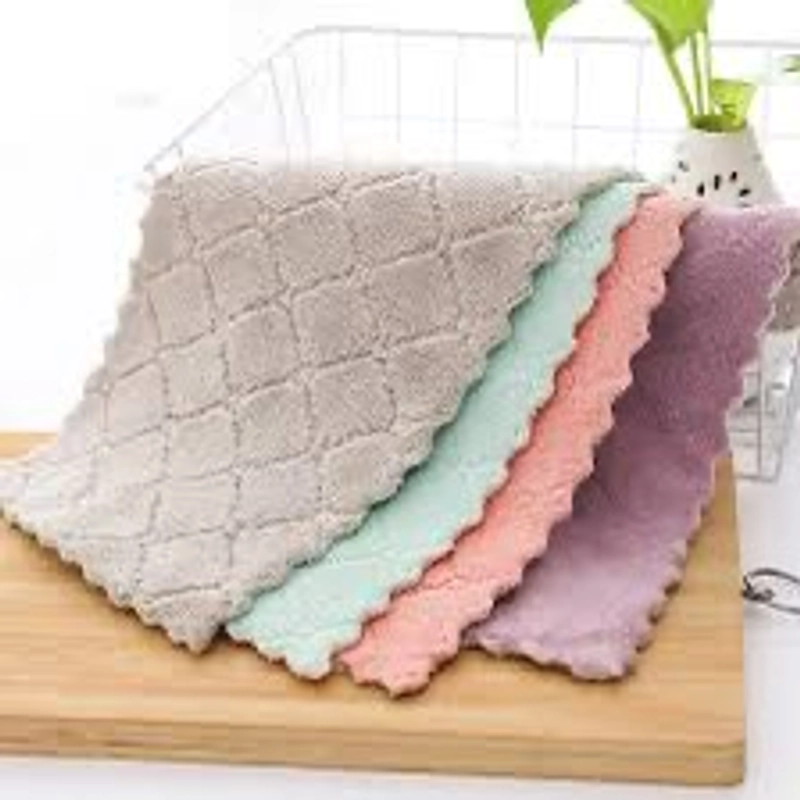 Combo 4 chiếc Khăn lau bếp kính bề mặt bụi  495959