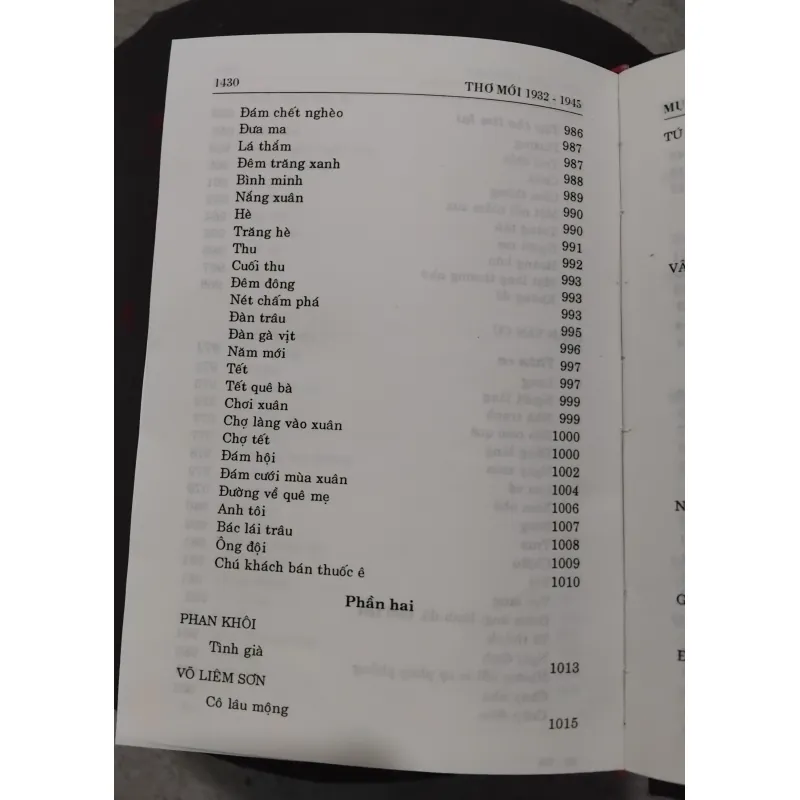 Thơ mới 1932 - 1945 tác giả và tác phẩm  994763