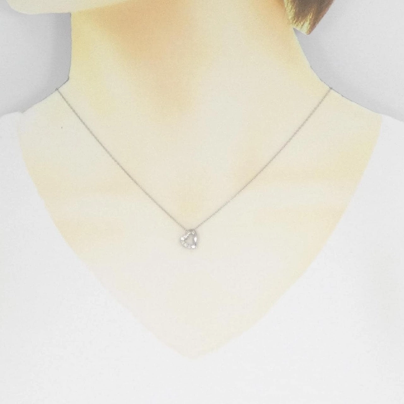 Dây chuyền kim cương hình trái tim PT900/PT850 - Hàng hiệu Authentic 860111