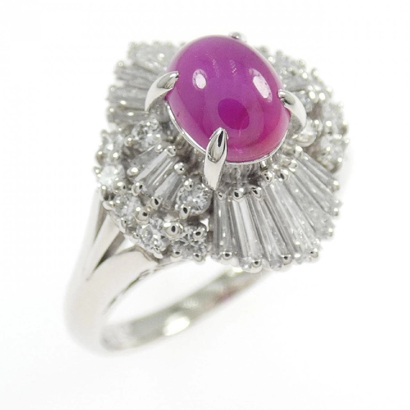 Nhẫn Star Ruby PT900 1.47CT - Hàng hiệu Chính hãng 850406