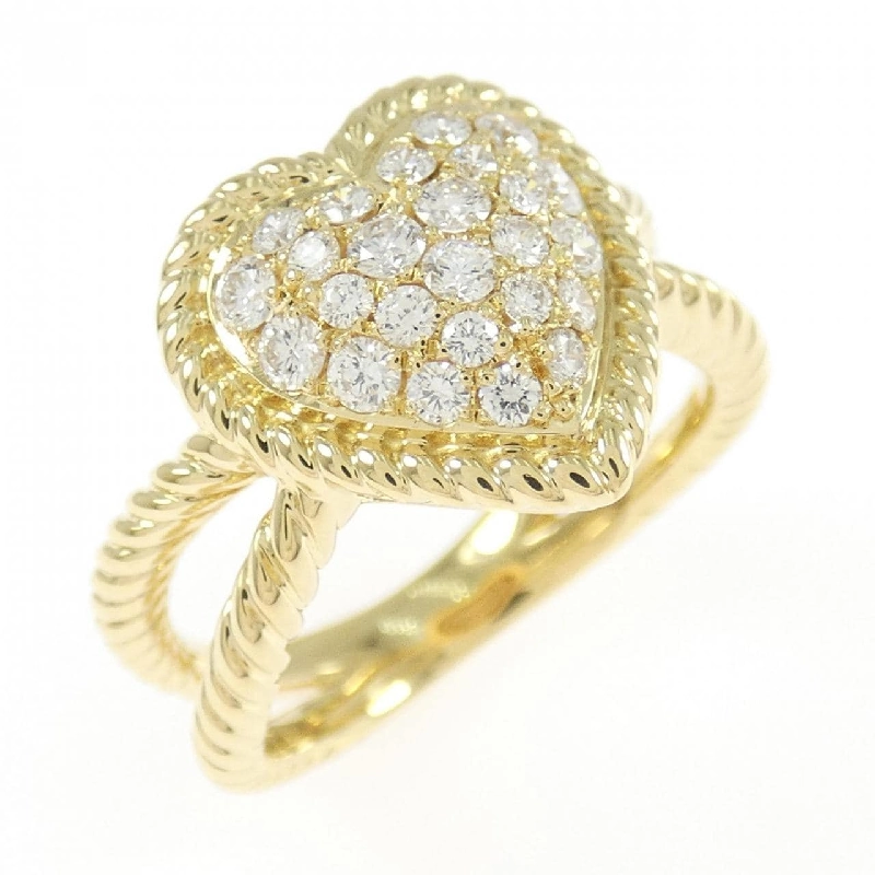 Cát sao trái tim nhẫn kim cương 0.41CT - Hàng hiệu Authentic 840417