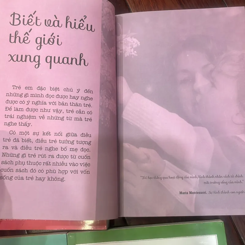 Bộ sách HỌC MONTESSORI ĐỂ DẠY TRẺ THEO PHƯƠNG PHÁP MONTESSORI  1037523