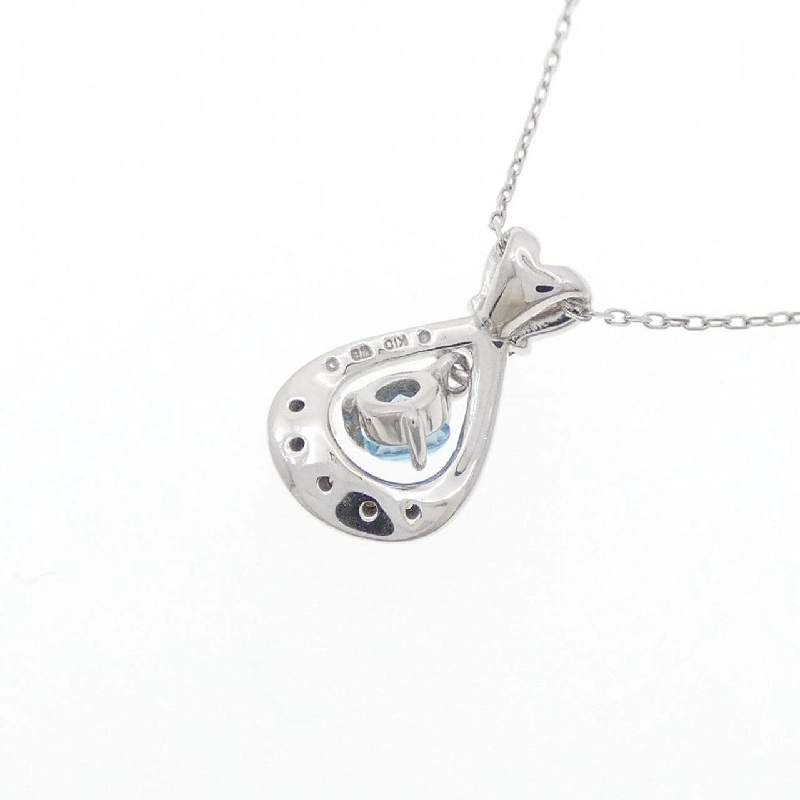 K10WG Blue Topaz Necklace - Hàng hiệu Authentic 857370