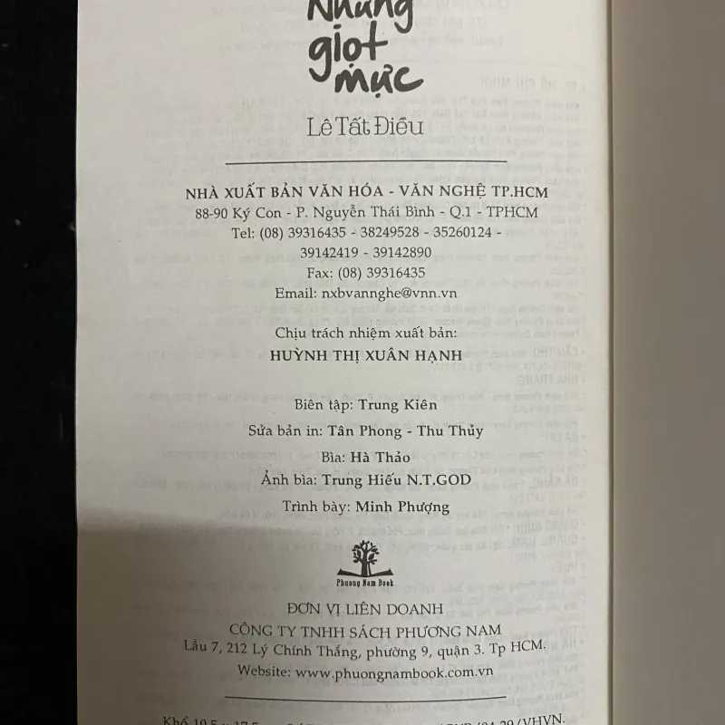 Giọt mực - lê tất Điều 997002