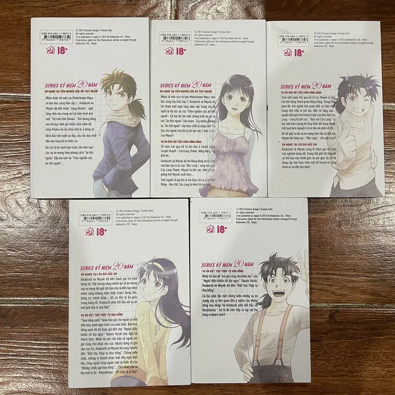 THÁM TỬ KINDAICHI - SERIES KỶ NIỆM 20 NĂM BOXSET 5 TẬP 601711