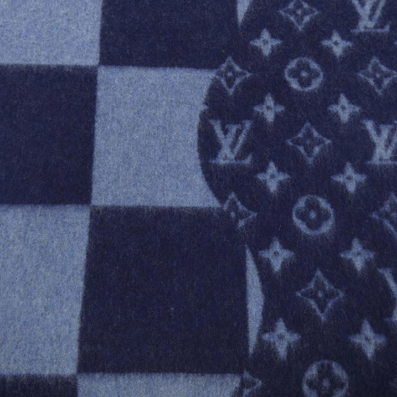 Louis Vuitton LOUIS VUITTON Damier Giant Wave MP2702 NIGO Khăn choàng - Hàng hiệu Chính hãng 890923