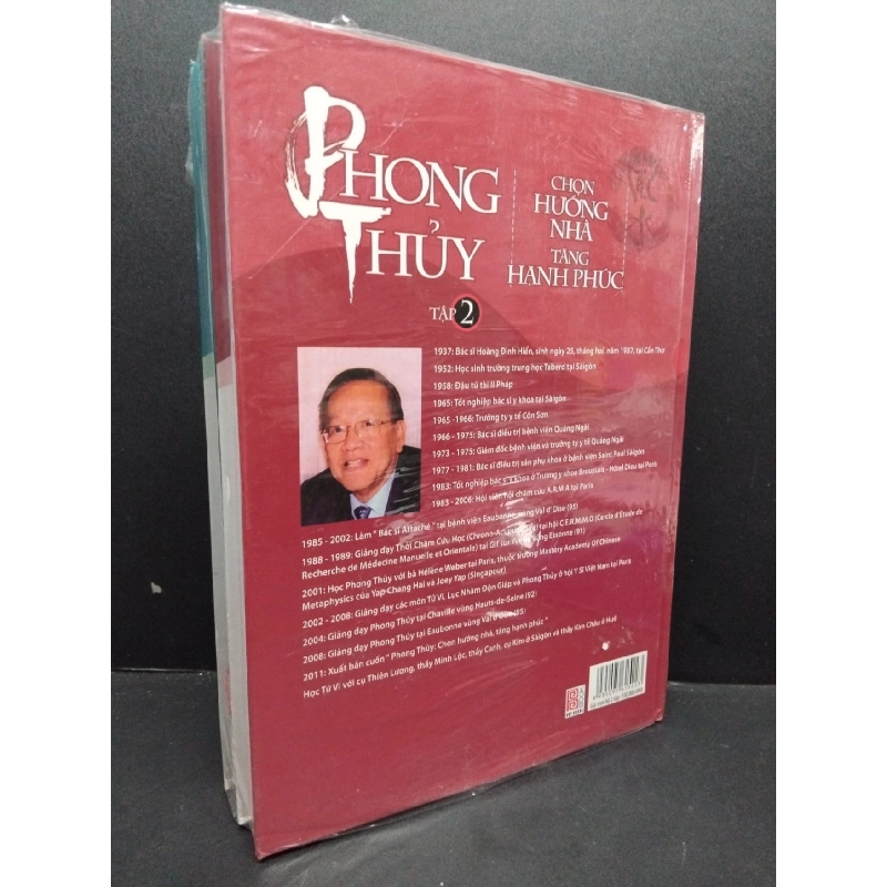 Bộ 2 tập phong thủy chọn hướng nhà tăng hạnh phúc (bìa cứng) Bác sĩ Hoàng Đình Hiển mới 90% ố nhẹ móp nhẹ bìa HCM.ASB1309 917252