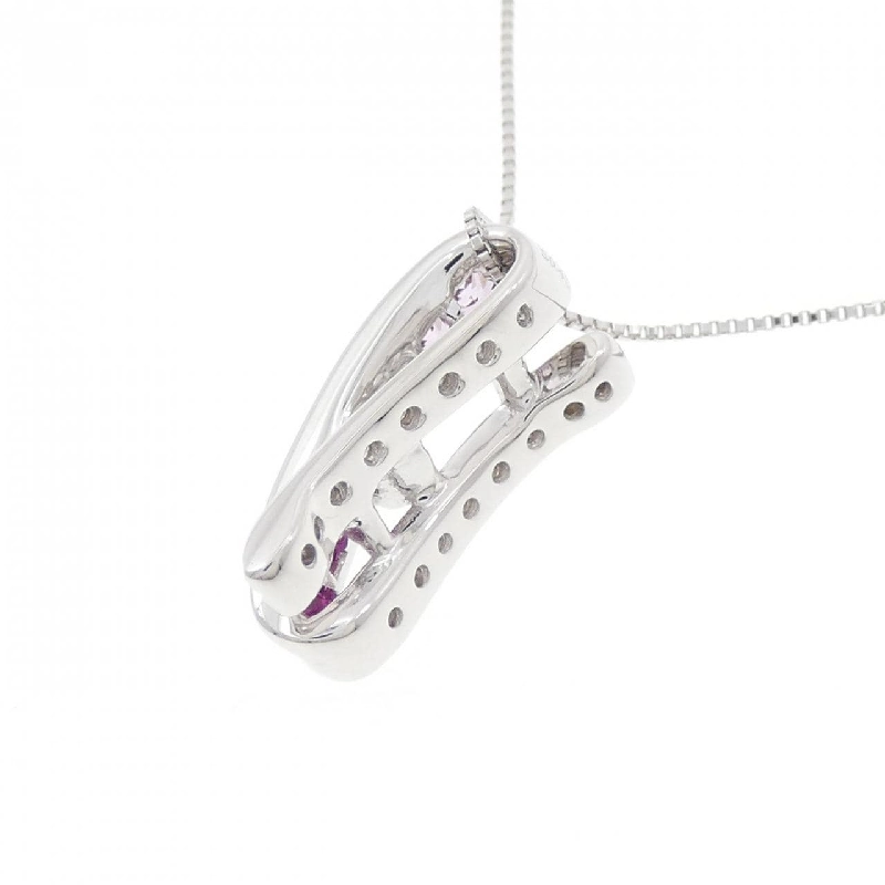 K18WG Mặt dây chuyền đá màu - Hàng hiệu Chính hãng 857976