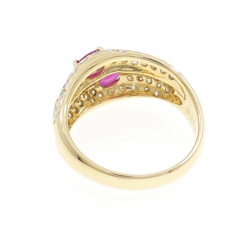 Nhẫn Ruby K18YG 0.78CT - Hàng hiệu Chính hãng 855084