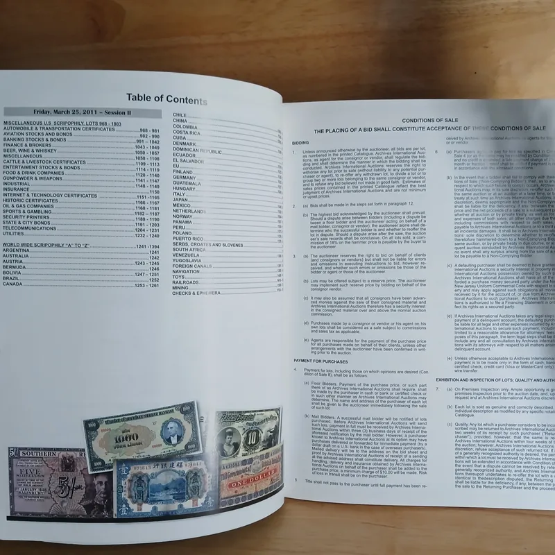 American Bank Note Company Archives Auctions, Part VII 590053