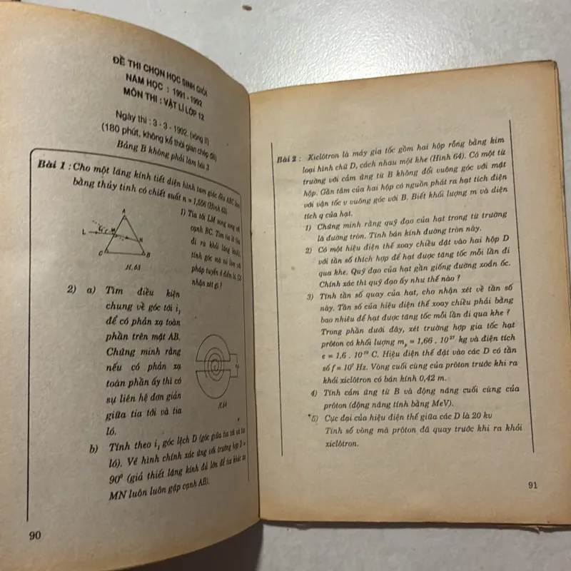 Tuyển tập các đề thi chọn học sinh giỏi vật lý toàn quốc 799846