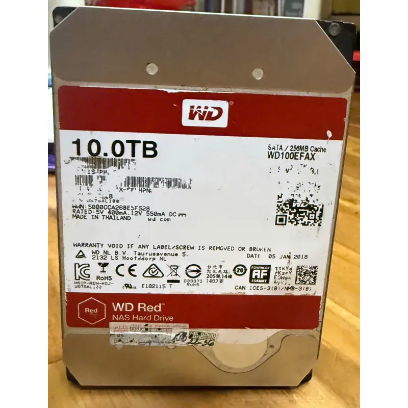Ổ cứng PC WD 10TB sức khỏe 100% 785378