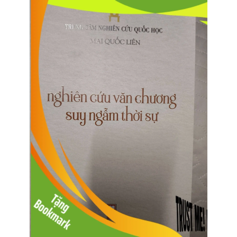 (TẶNG BOOKMARK) NGHIÊN CỨU VĂN CHƯƠNG VÀ SUY NGẪM - MAI QUỐC LIÊN - 2021 - 471 trang RBK2308 VĂN HỌC 948731