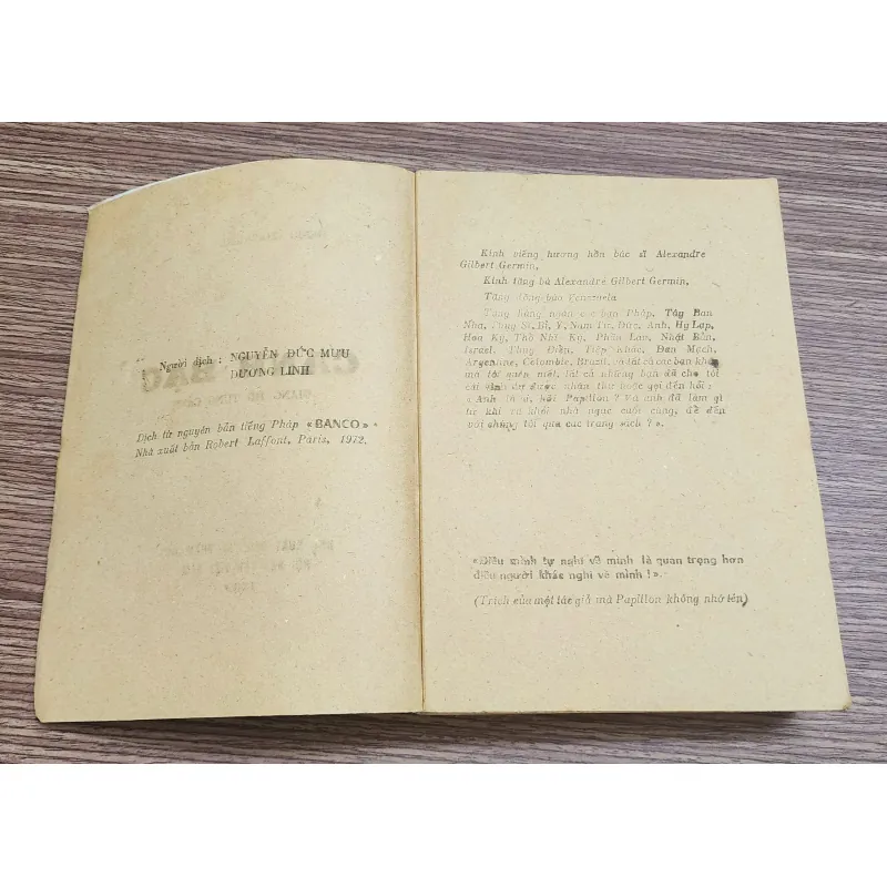 Tiểu thuyết CANH BẠC GIANG HỒ TUNG CÁNH (tiếp Papillon Người tù khổ sai) - Henri Charrière 776783