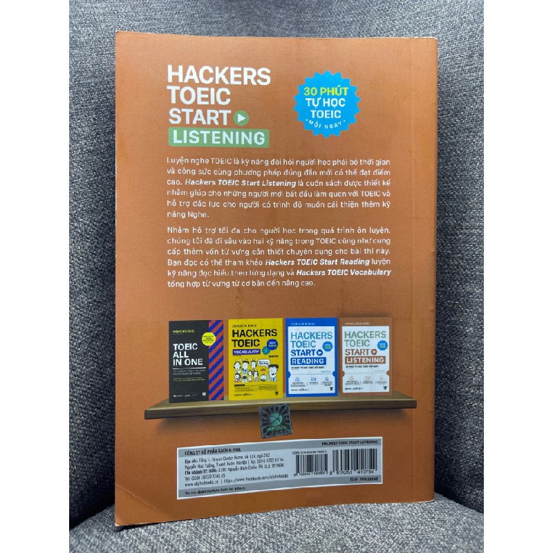 Hackers toeic start listening David Cho 2020 mới 90% HPB0905 Oreka-Blogmeo 176194