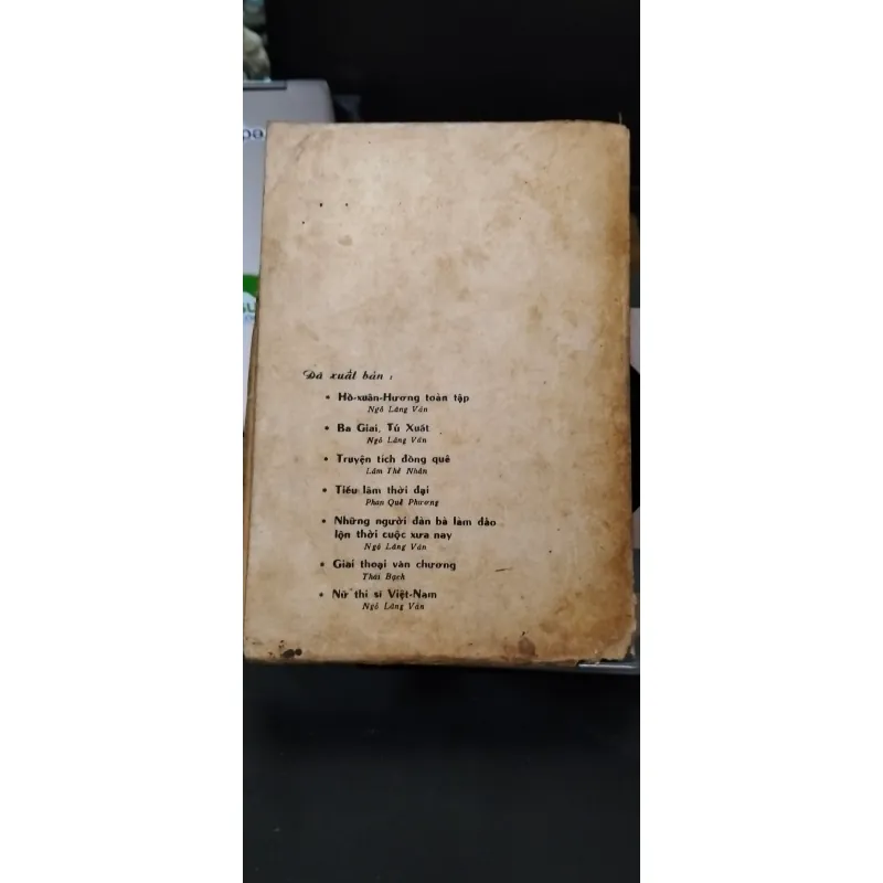 Nữ Thi Sĩ Việt Nam - Ngô Lăng Vân - sách xưa - Giá trị - Hiếm, hết hàng 756318