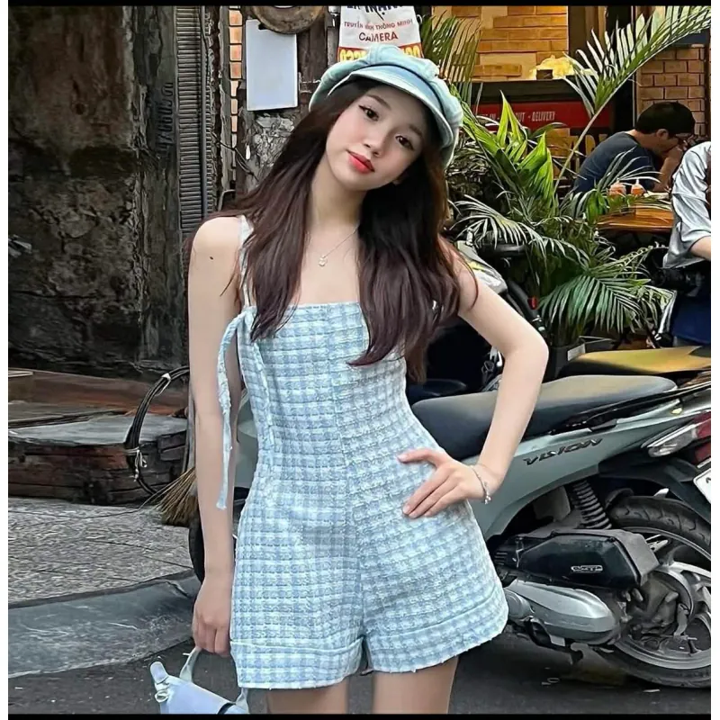 Jumpsuit dạ tweed cực xinh size S 1008566