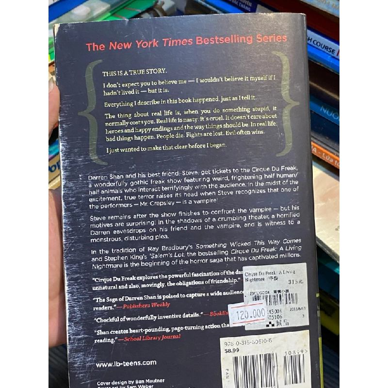 Cirque du Freak : A Living Nightmare - Darren Shan 448844