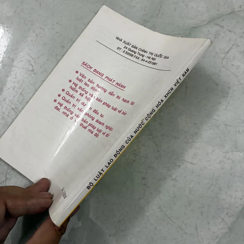 Bộ luật lao động của nước CHXHCN Việt Nam 1010646