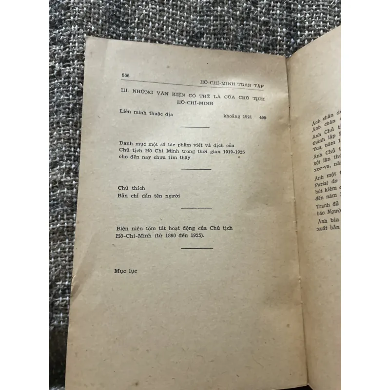 Hồ chí Minh toàn tập 1920-1945 (tiếng Việt và tiếng Hán) 1006338