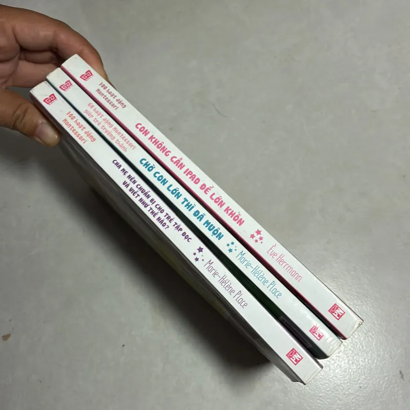 Học Montessori để dạy trẻ theo phương pháp Montessori (3 cuốn) 790624