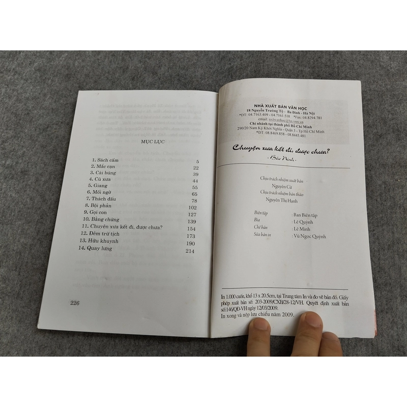 CHUYỆN XƯA KẾT ĐI, ĐƯỢC CHƯA - BẢO NINH 538118