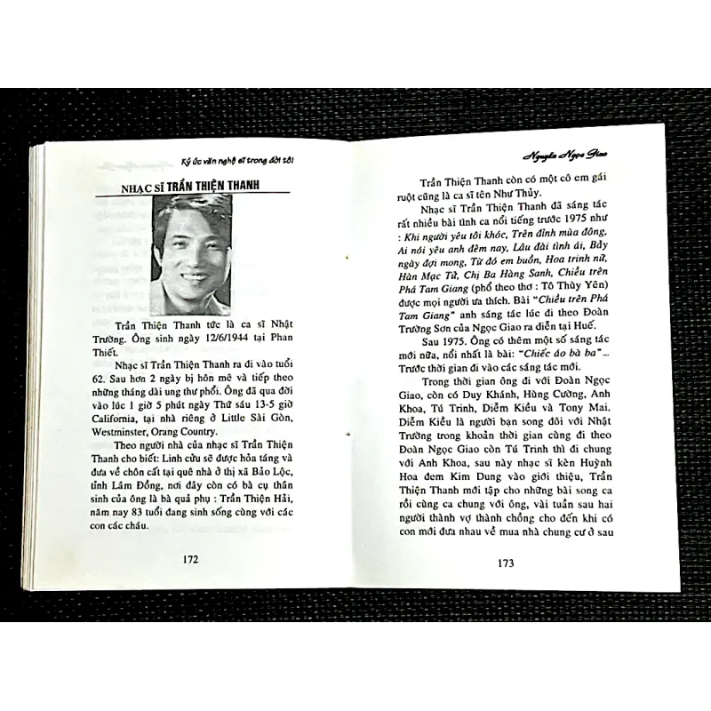 KÝ ỨC VĂN NGHỆ SĨ TRONG ĐỜI TÔI 1002975