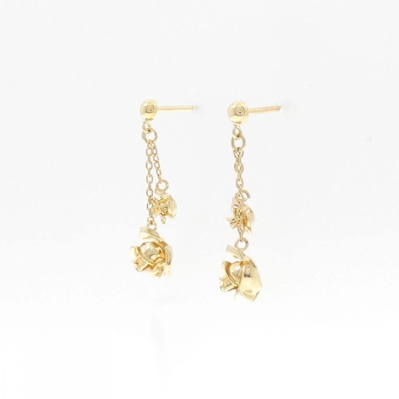 K18YG Bông tai hồng - Hàng hiệu Authentic 865834