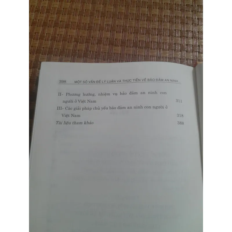 BẢO ĐẢO AN NINH CON NGƯỜI Ở VIỆT NAM 932707