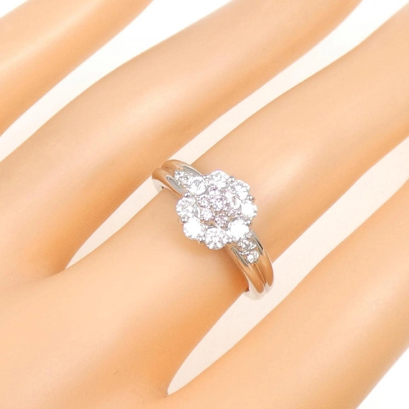 Nhẫn kim cương hồng PT900 hoa 0.11CT - Hàng hiệu Authentic 850266