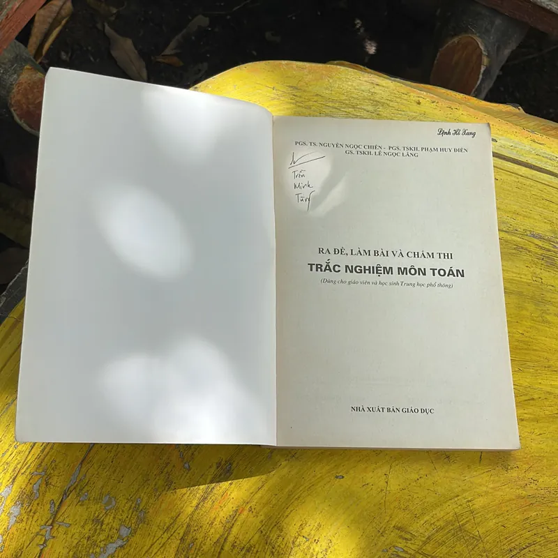 RA ĐỀ, LÀM BÀI VÀ CHẤM THI TRẮC NGHIỆM MÔN TOÁN- 1000 CÂU TRẮC NGHIỆM TOÁN 734229