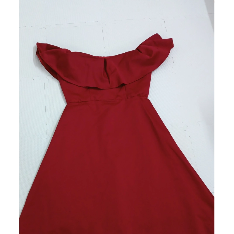 Váy trễ vai - đỏ sẫm 305667