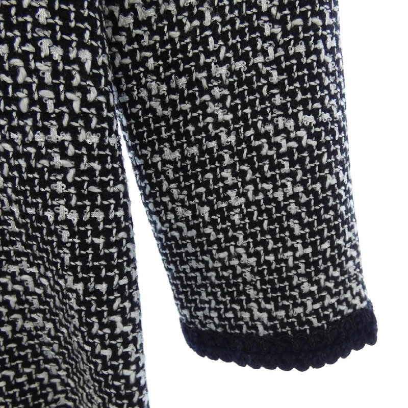 【Mã giảm giá】Thời trang Leonar LEONARD FASHION Áo khoác không cổ 636812