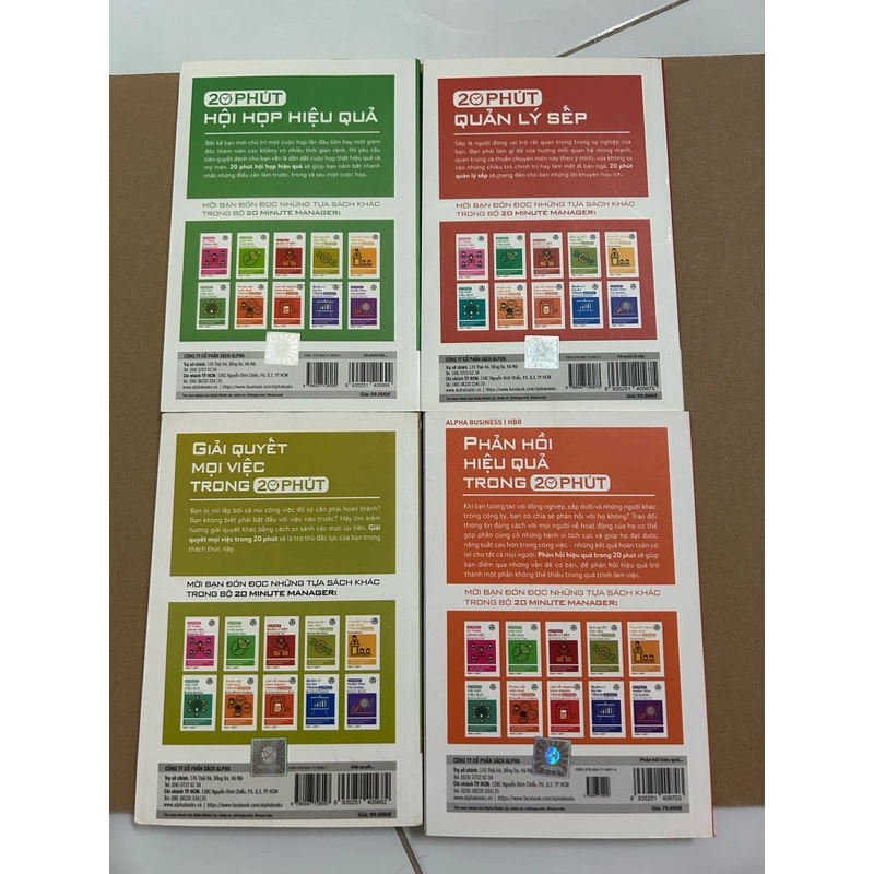 Combo 4 quyển harvard business review press 477650