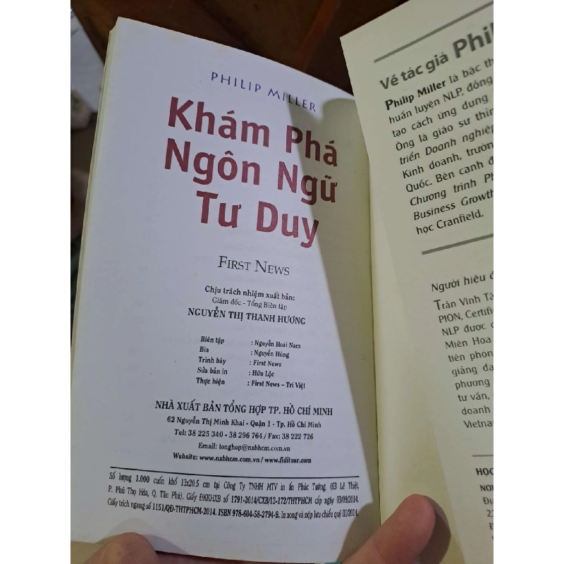 Khám phá ngôn ngữ tư duy - Philip Miller KỸ NĂNG HCM1008 920791