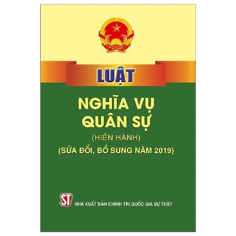 Luật Nghĩa Vụ Quân Sự (Hiện Hành) (Sửa Đổi, Bổ Sung Năm 2019) - Quốc Hội 282345