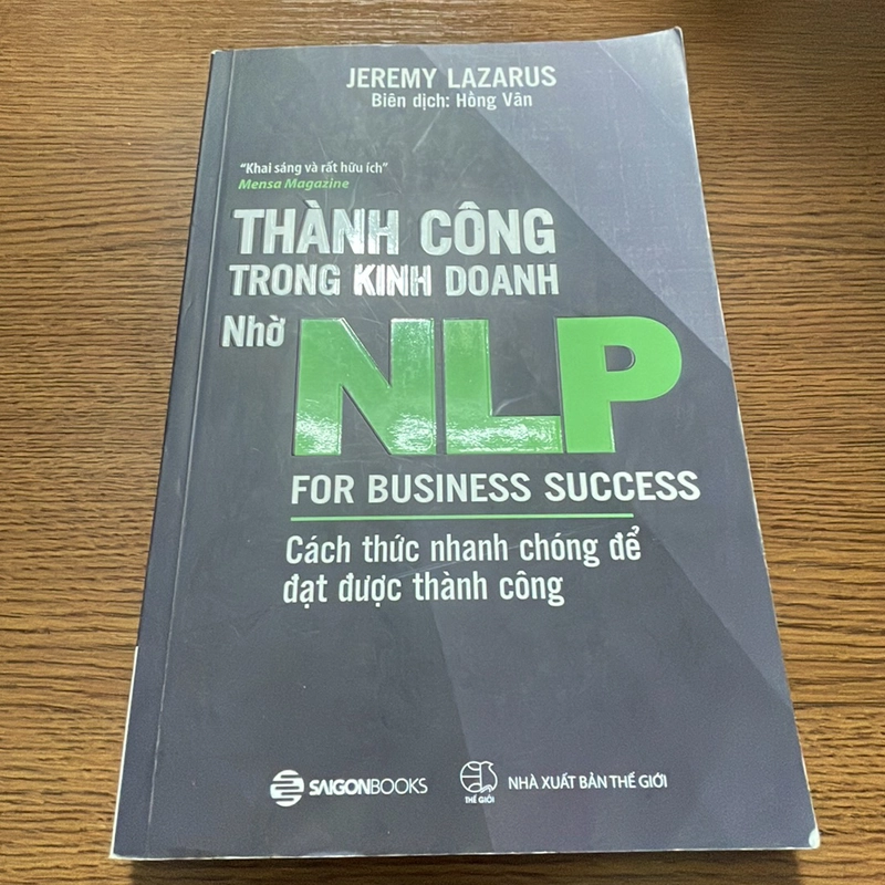 Thành công trong kinh doanh nhờ NLP Jeremy Lazarus 357243