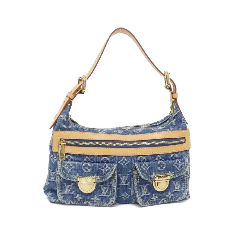 Túi xách vai Louis Vuitton Monogram Denim Baggy PM M95049+J54316 - Hàng hiệu Chính hãng 801439