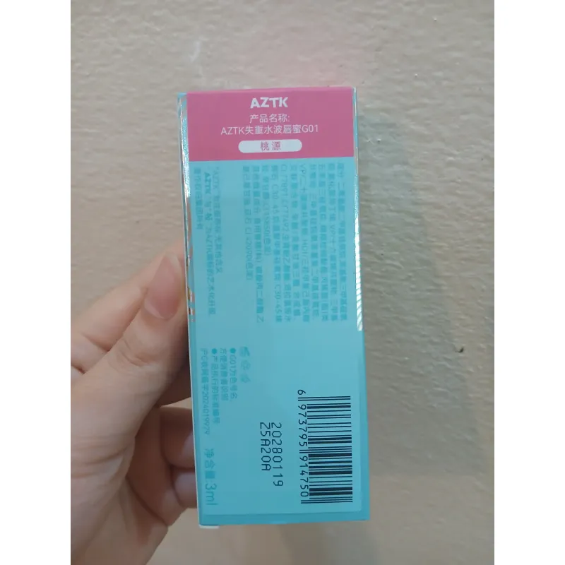 Son môi bóng AZTK High Lightening Lipgloss G01 chai 3ml 973120