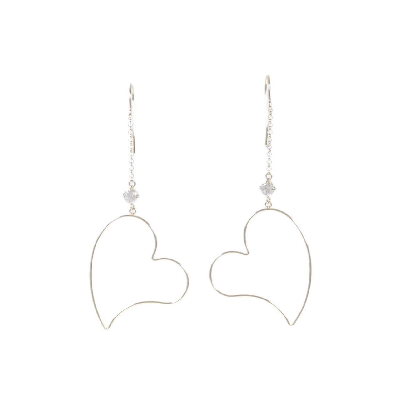 K10YG Bông tai hình trái tim - Hàng hiệu chính hãng 877079